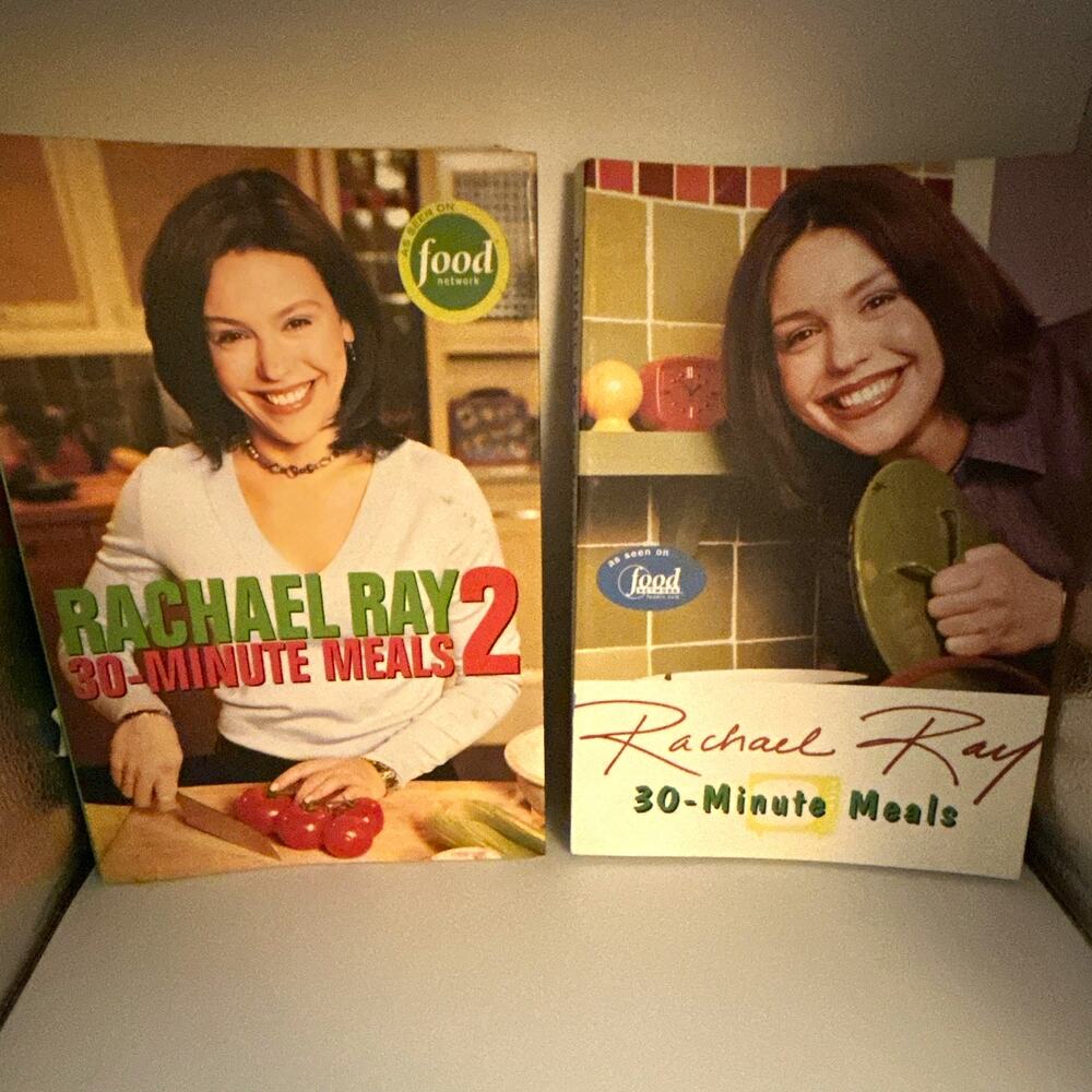 2 Racheal Ray 30 min meal cookbooks.